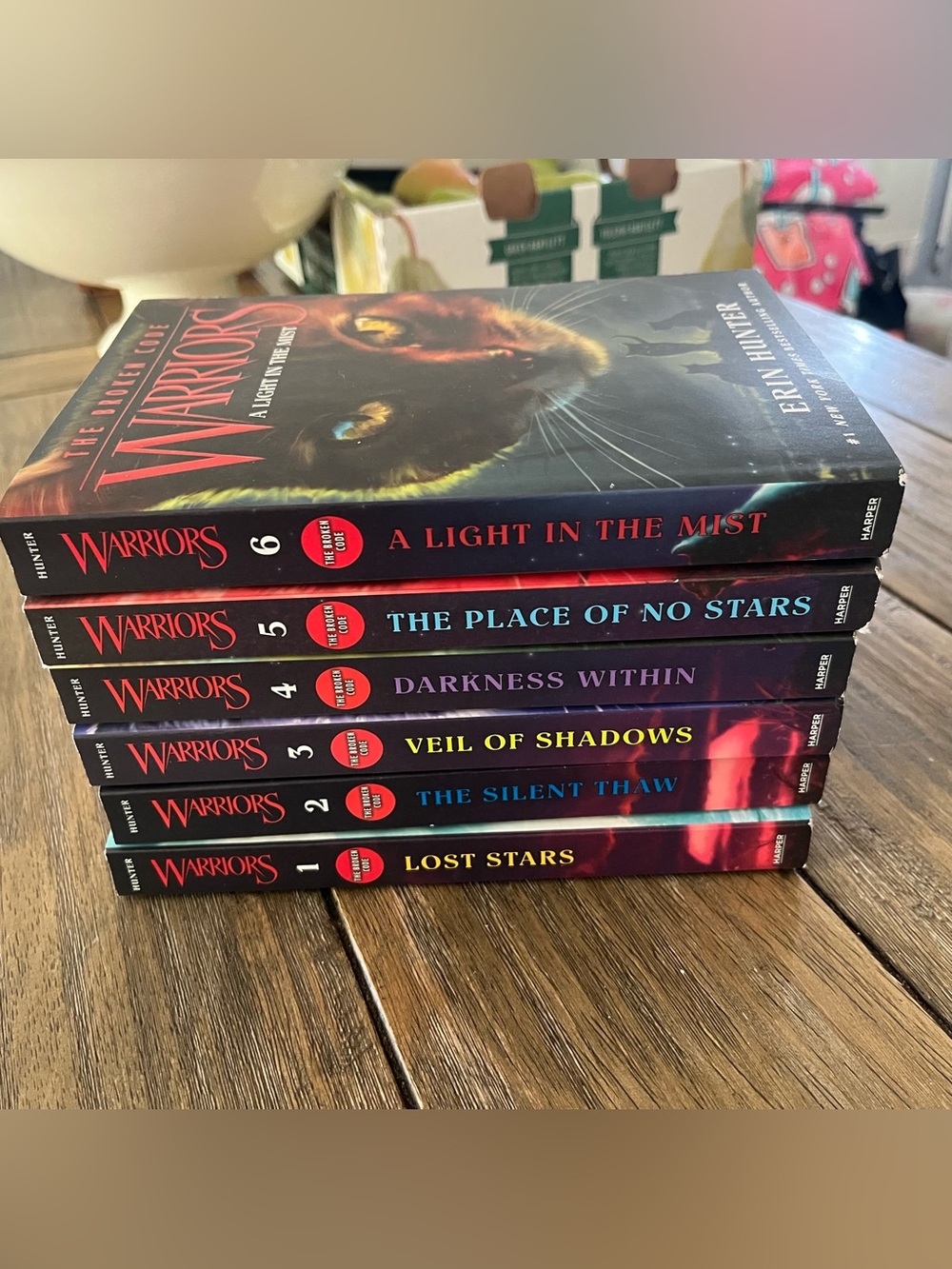 Warriors The Broken Code book set 1-6